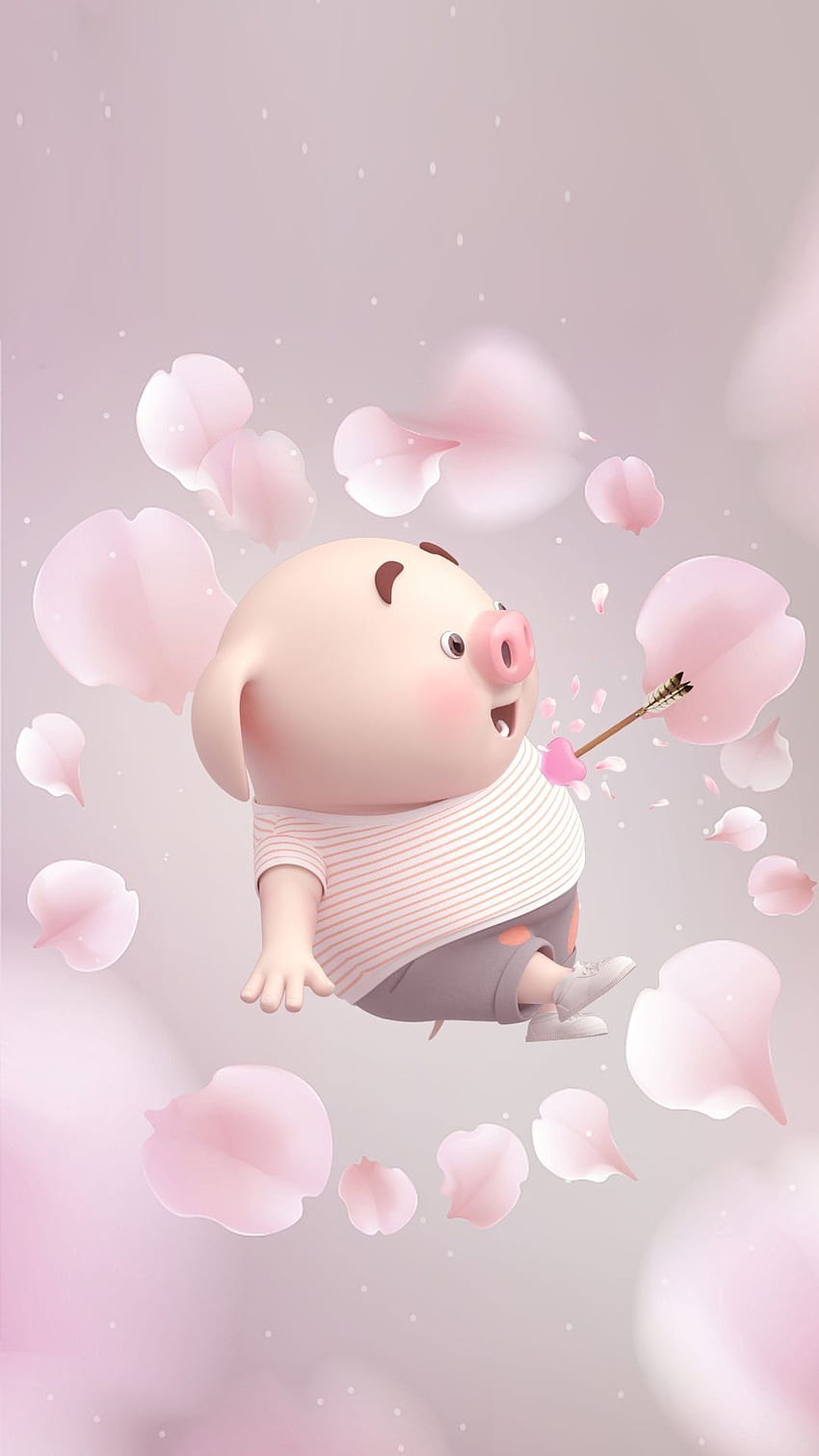 Cartoon Pink Pig, kawaii cute pigs HD phone wallpaper | Pxfuel