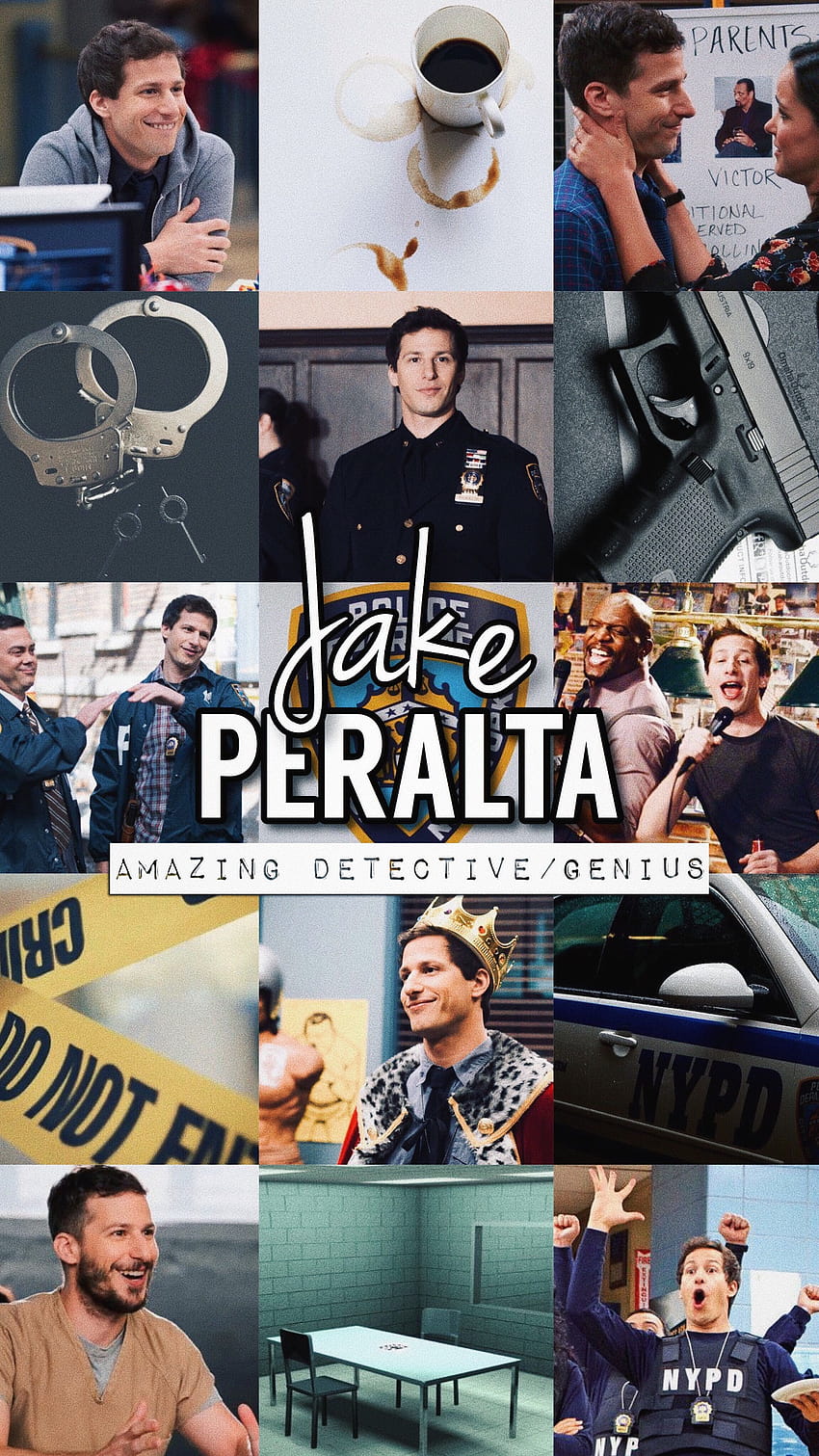 Jake Peralta harika bir dedektif/dahi, dedektif Jake Peralta HD telefon duvar kağıdı