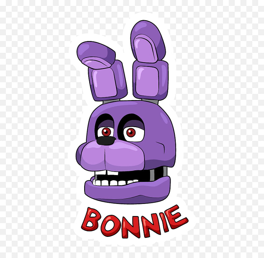 Fnaf Bonnie Head Purple Bunny Cute HD wallpaper