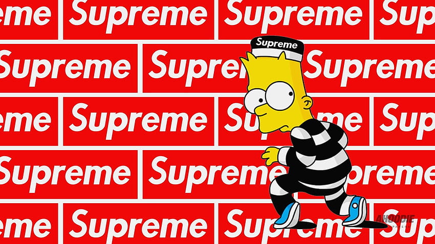 Supreme Bart Hd Wallpaper Pxfuel 