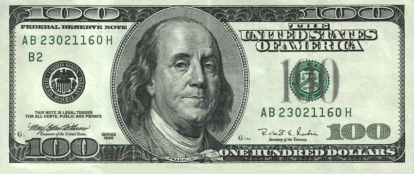 5 Dollar Bill, 100 bill HD wallpaper