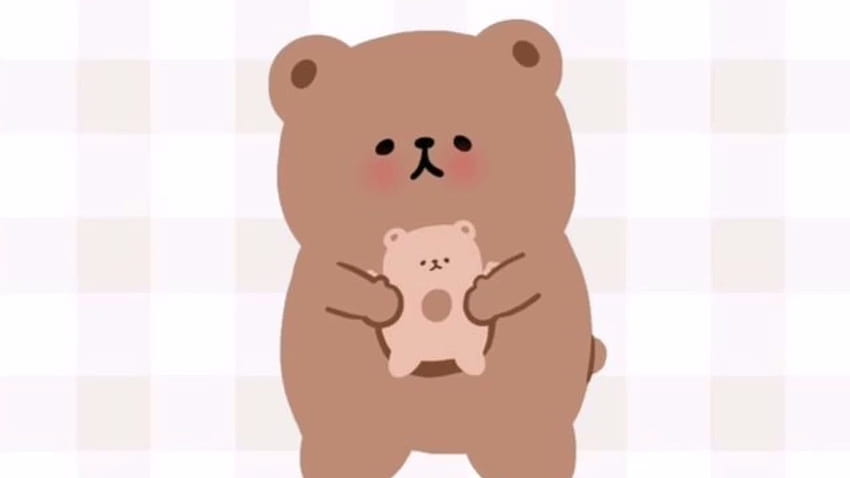 Ours mignon, ours coréen esthétique Fond d'écran HD