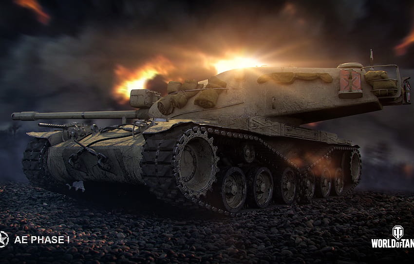 czołg, World of Tanks, AE Phase I , sekcja игры Tapeta HD