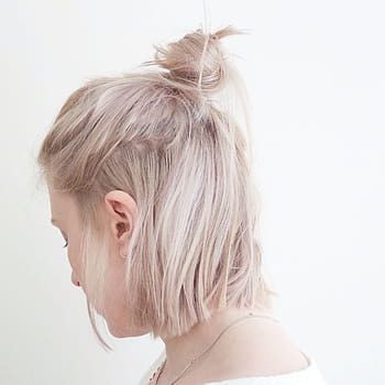 Hair bun blond messy HD wallpapers | Pxfuel
