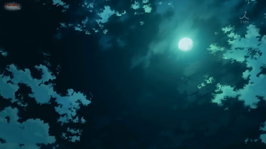 Cenário de anime, anime azul-petróleo papel de parede HD