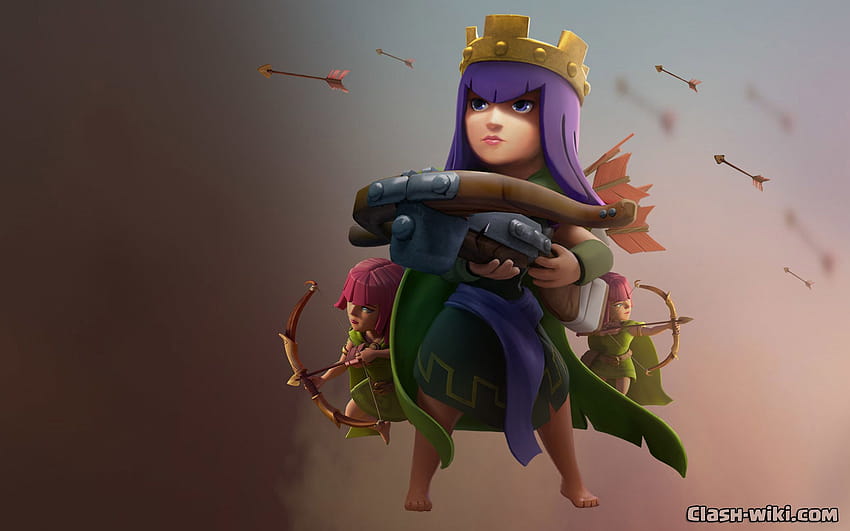 Archer Queen Vs Barb King posted by Samantha Tremblay, clash of clans archer HD wallpaper