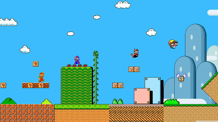 Super Mario History Ultra Backgrounds for : Multi Display, Dual Monitor : Tablet : Smartphone HD wallpaper