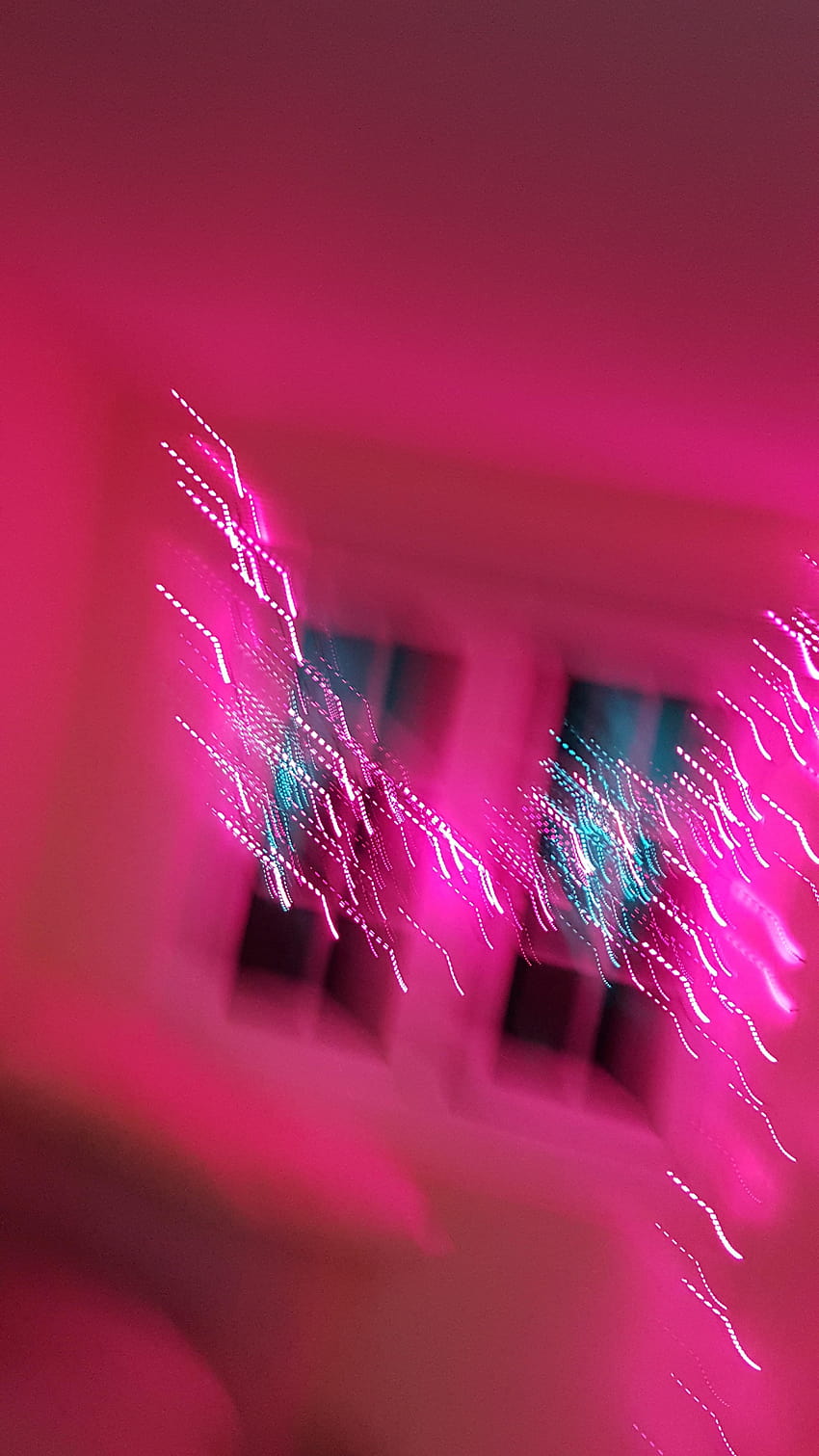 Blurry bedroom fairy lights, aesthetic pop culture HD phone wallpaper
