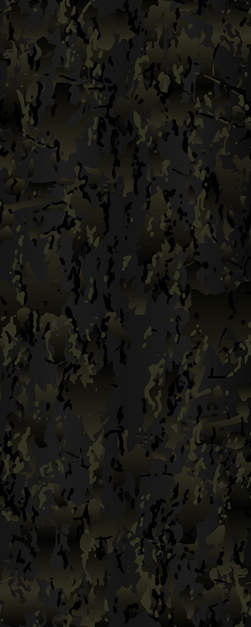 Motif de camouflage vectoriel noir OCP pour l'impression, scorpion, armée, uniforme, impression, texture, camouflage militaire, noir, nuit, urbain, camouflage noir Fond d'écran de téléphone HD