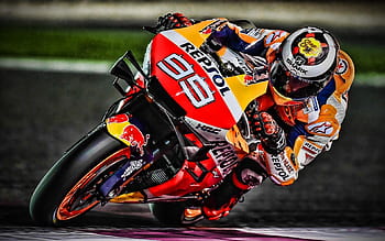 Honda girl, bike, biker, moto, motogp, motorcycle, repsol, HD