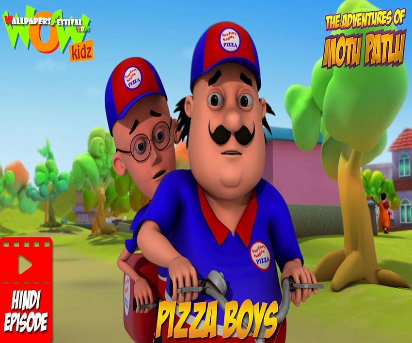 Motu Patlu Cartoon Pizza Episode HD wallpaper | Pxfuel