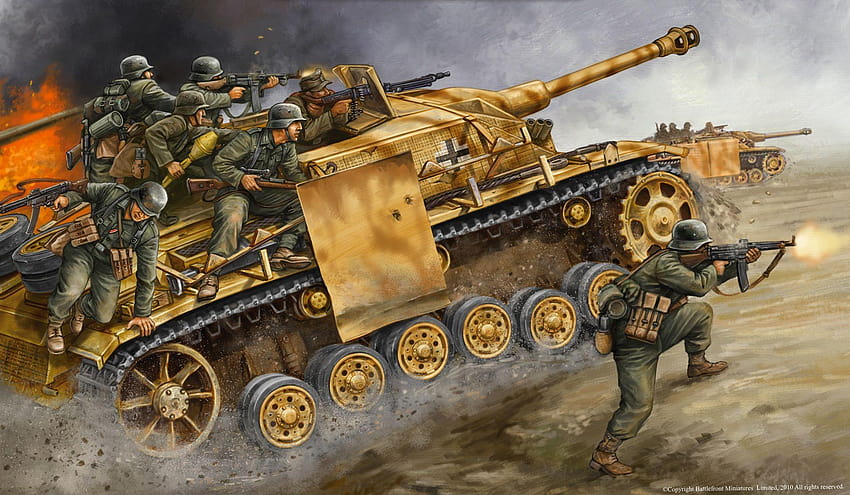 Krieg, Waffen, Panzer, Kampf, Infanterie, Zweiter Weltkrieg, Wehrmacht HD-Hintergrundbild