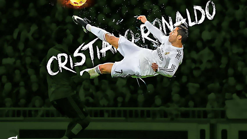 Football Cristiano Ronaldo, bicycle kick ronaldo HD wallpaper