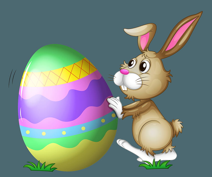 Of Easter Bunny, Clip Art, Clip Art, bunnies with eggs HD wallpaper ...