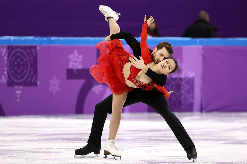 Figura Skating Dance Snow Game Olimpiadi 2018, danza sul ghiaccio Sfondo HD