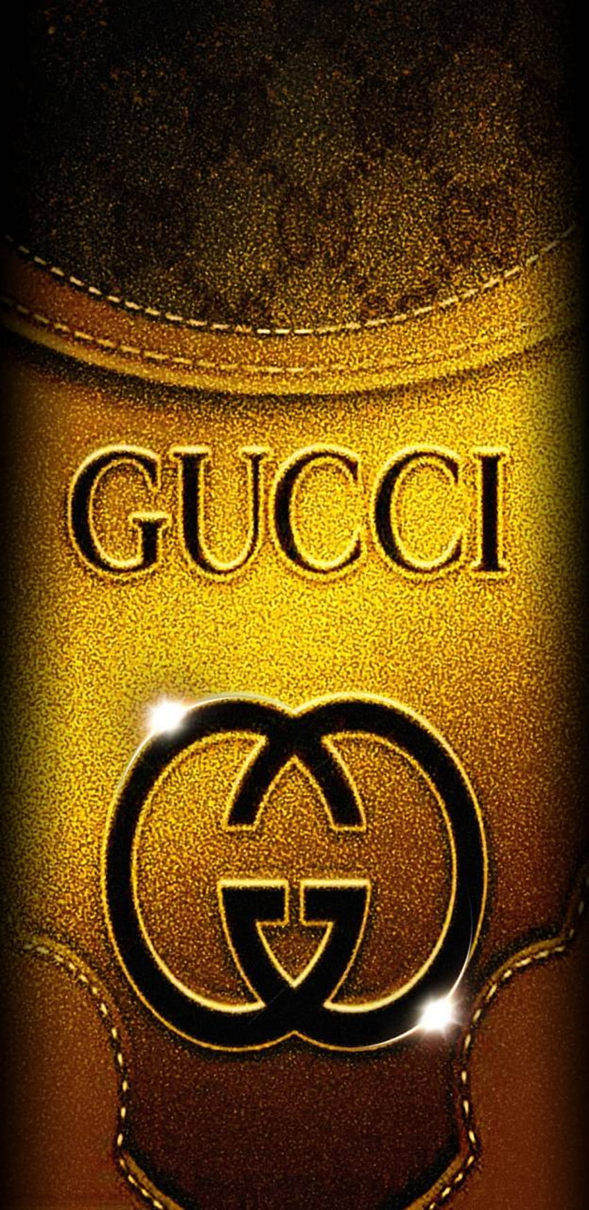 Gucci-Design von Sneks99, goldener Gucci HD-Handy-Hintergrundbild