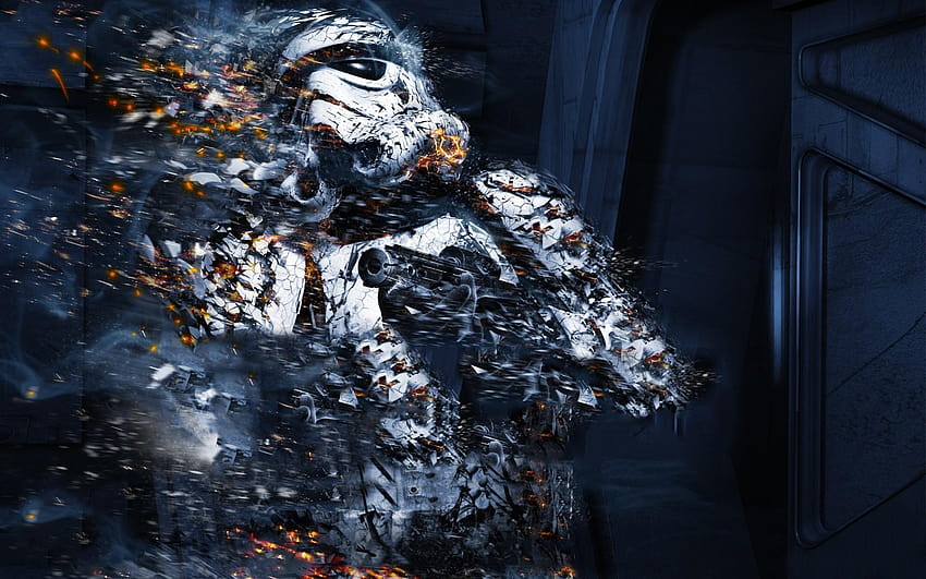 Star Wars, Stormtrooper, Disintegration / and HD wallpaper