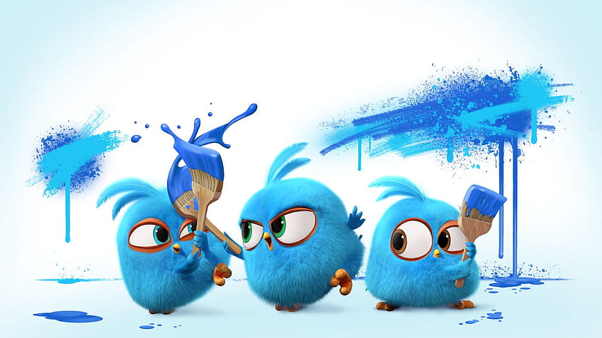Angry Birds Blues HD wallpaper