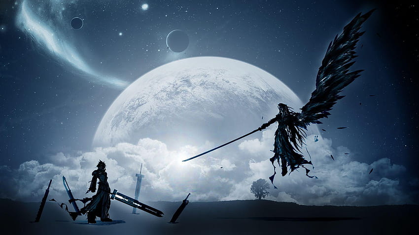 FF7 Пълен и фонове, облак Final Fantasy 7 HD тапет