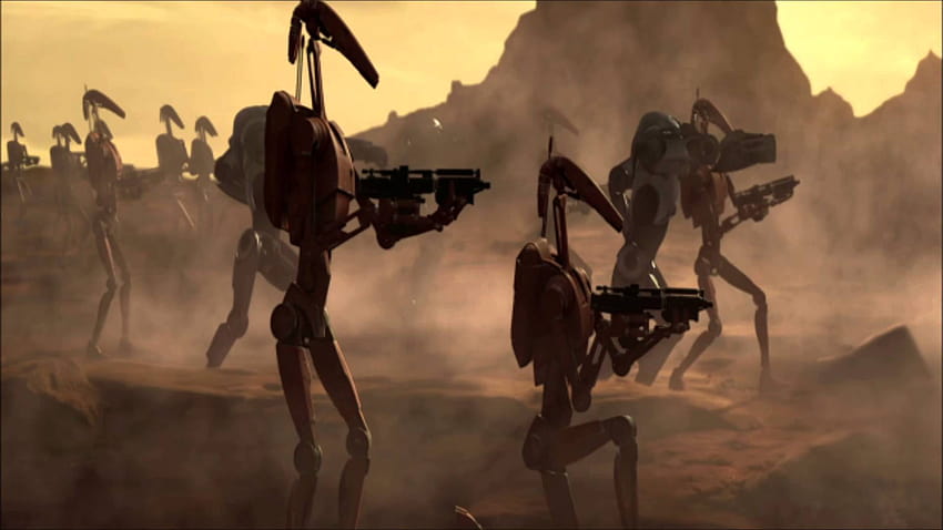 Star Wars Battle Droid Blaster Sound Effect HD wallpaper