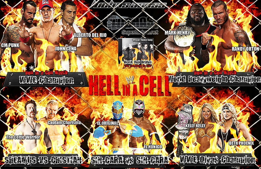 : WWE Hell in a Cell 2011 PPV Poster ｜ Superfights, lucha libre HD wallpaper