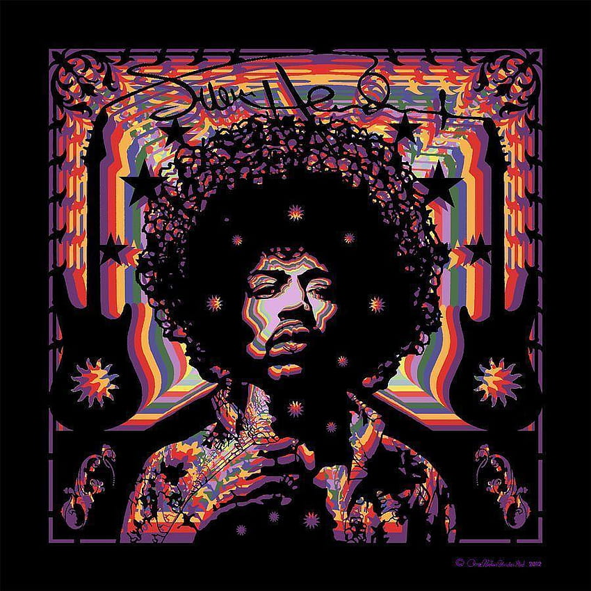 Jimi Hendrix Digital, james marshall, art, jimi hendrix, great guitar  player, HD wallpaper | Peakpx