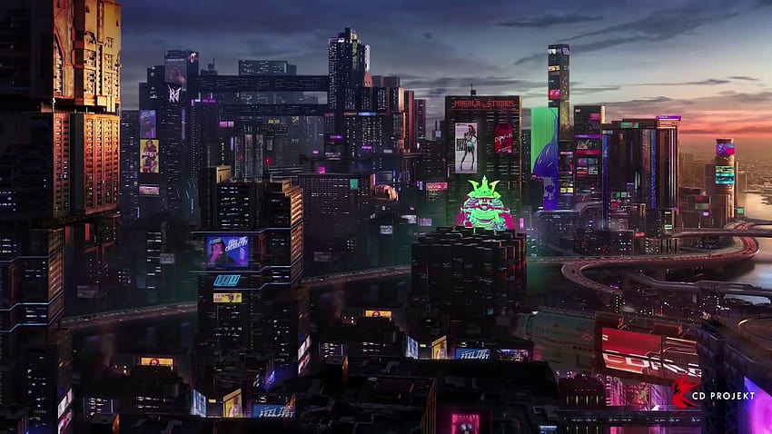 Cyberpunk 2077 Night City live, night city retrowave HD wallpaper