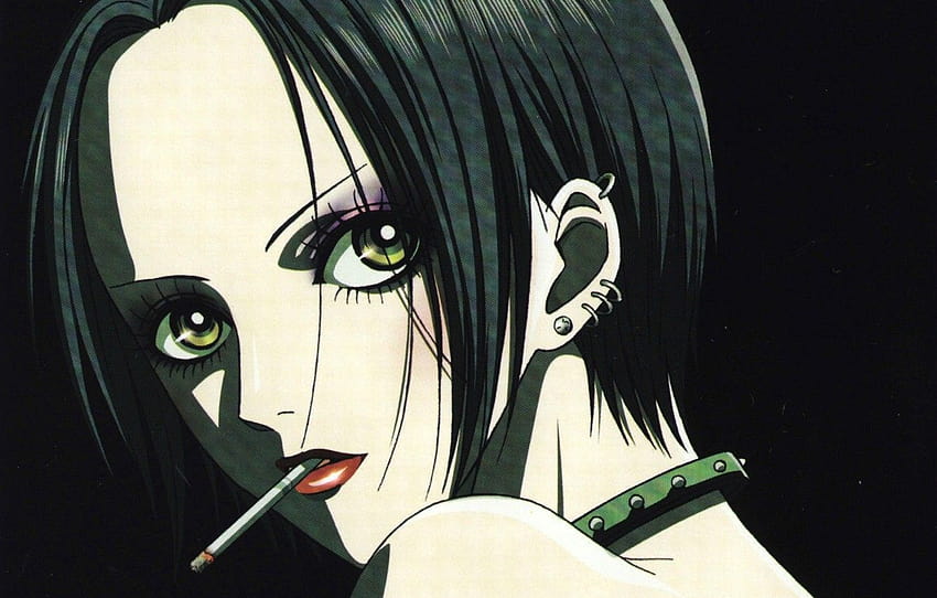 piercing, cigarette, art, ai yazawa, Nan, nana, nana osaki , section прочее HD wallpaper