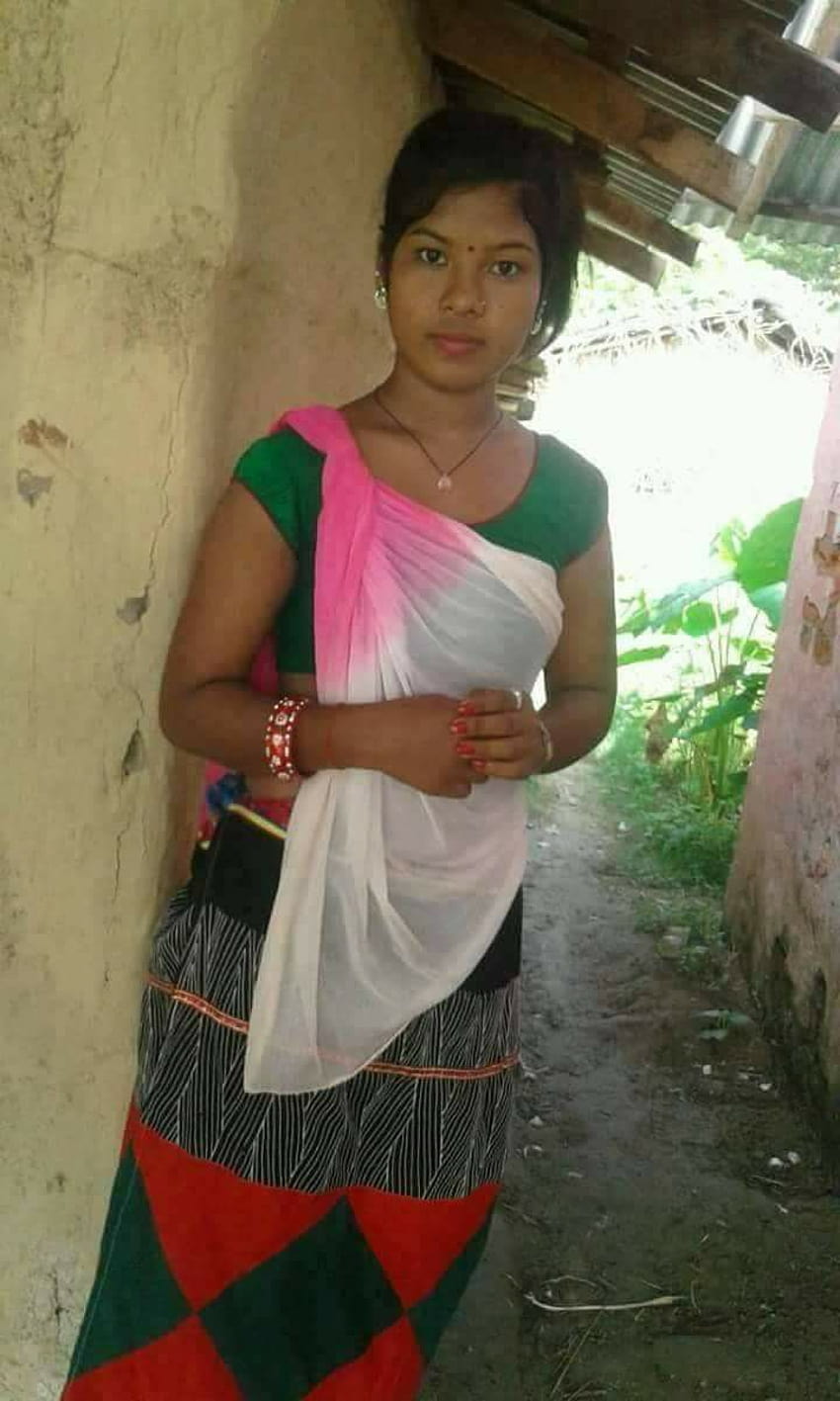 Dziewczyna z indyjskiej wioski, wioska kobiet Tapeta na telefon HD