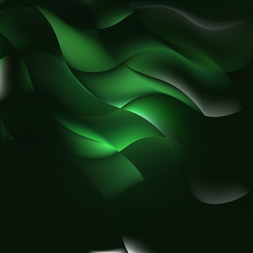 Abstrakte dunkelgrüne Hintergrund-Grafiken, dack grüner Hintergrund HD-Handy-Hintergrundbild