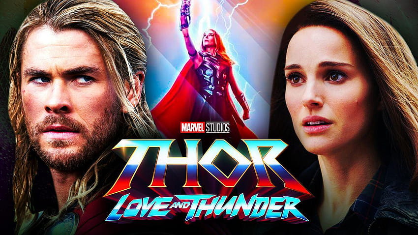 Marvel Replaces Chris Hemsworth With Natalie Portman on New Thor Poster, thor love and thunder movie HD wallpaper
