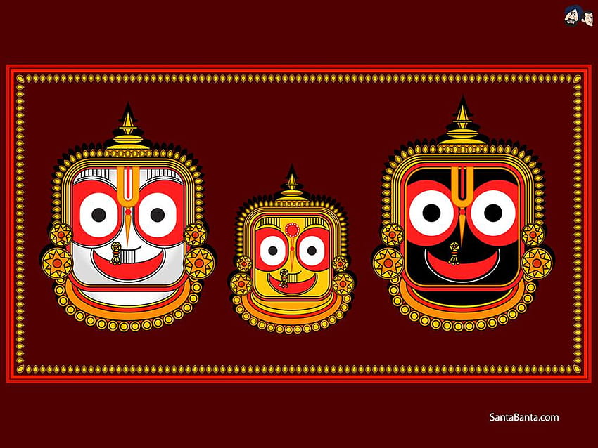 Deuses e Deusas Hindus Full &, jagannath papel de parede HD