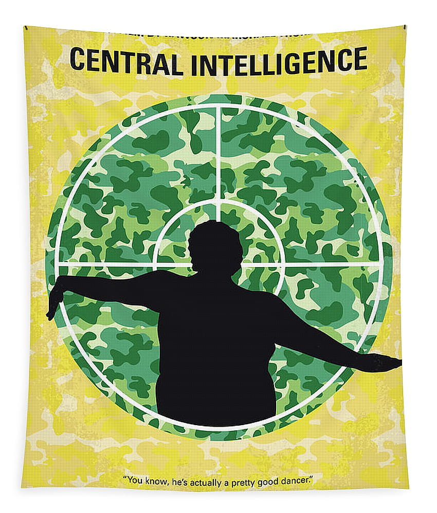 No1049 My Central Intelligence minimal movie poster Tapestry by Chungkong Art HD phone wallpaper