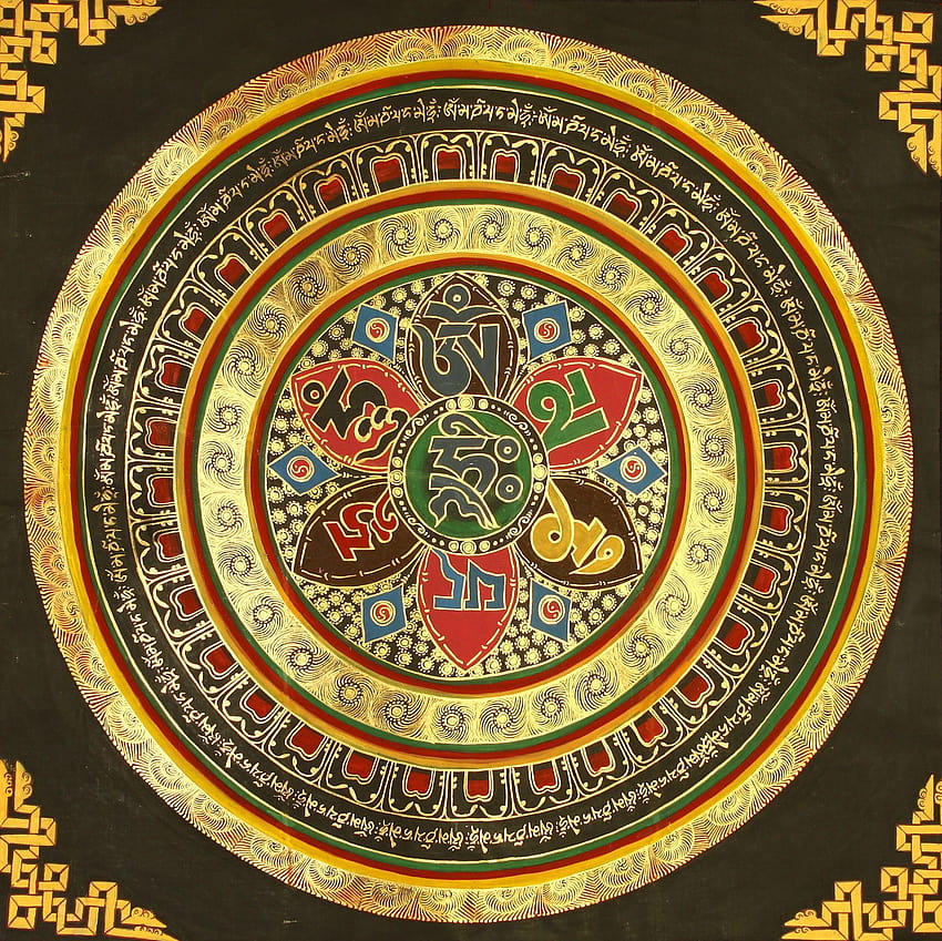 buddhistisches Mandala HD-Hintergrundbild