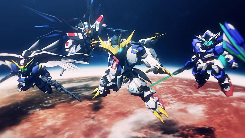 Искате ли да разгледате демонстрацията за SD Gundam G Generation Cross Rays? Ето как, gundam g else HD тапет