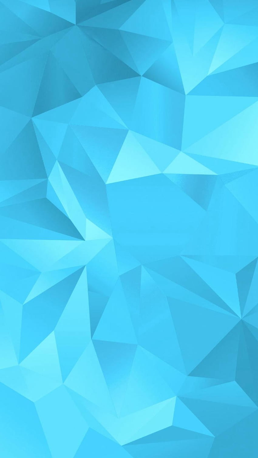 シンプルな青い折りポリゴン パターン iPhone 8, polygon iphone HD電話の壁紙