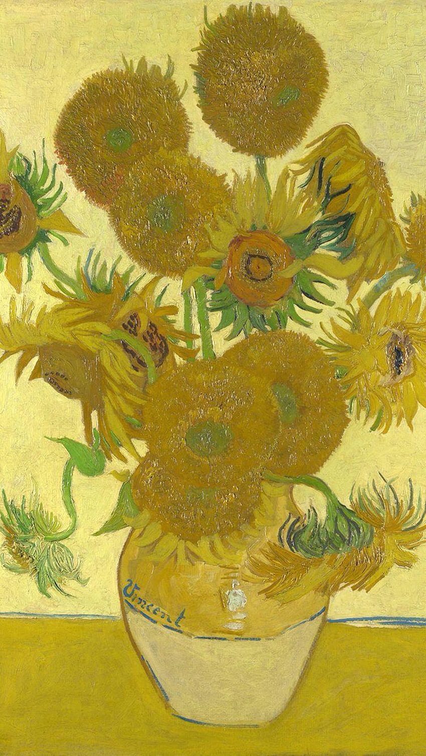 Van Gogh Sunflower iPhone, van gogh mobile HD phone wallpaper