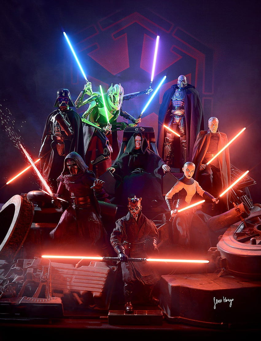 Cannon Dark Side Benutzer und Sith, Star Wars Dark Side HD-Handy-Hintergrundbild