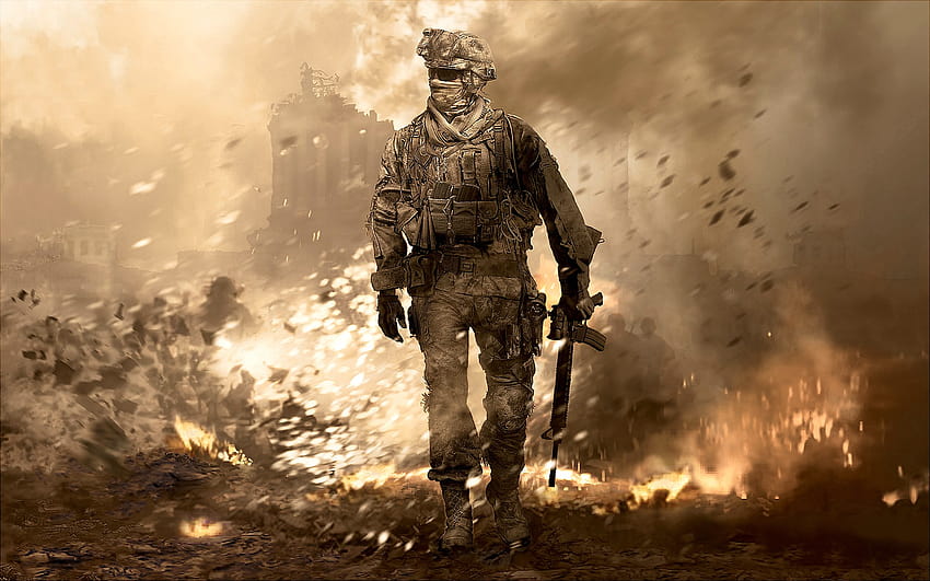: 비디오 게임, 전쟁, 병사, 육군, Call of Duty Modern Warfare 2, 스크린 샷, 1920x1200px, 컴퓨터, 보병 1920x1200, 육군 병사 컴퓨터 HD 월페이퍼