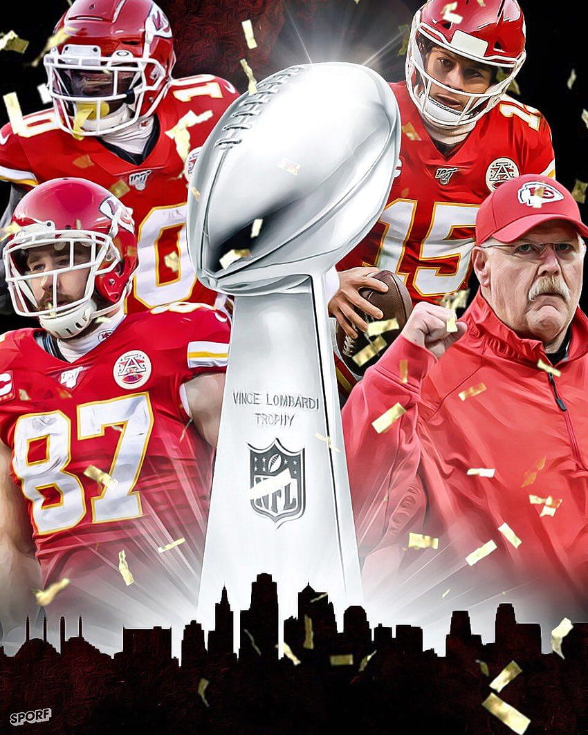 Super Bowl 54 dei capi di Kansas City Sfondo del telefono HD