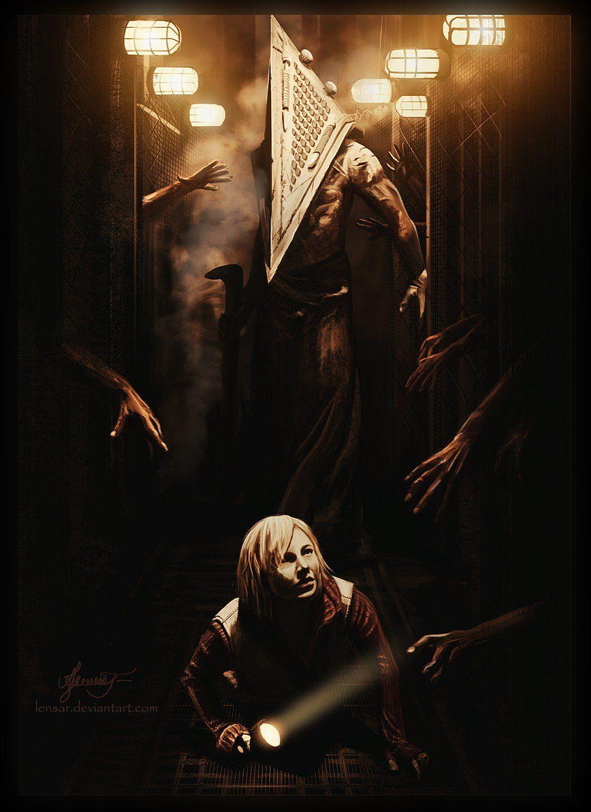 Silent Hill: Revelation, Horror, Flashlight, Pyramid Head, Silent Hill 2 Pyramid Head Sfondo del telefono HD