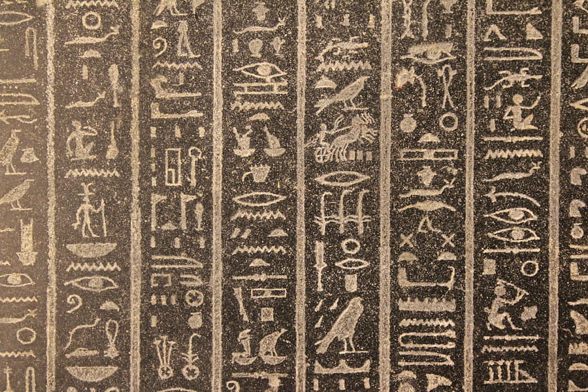 Египетски йероглифи, древноегипетски йероглифи HD тапет