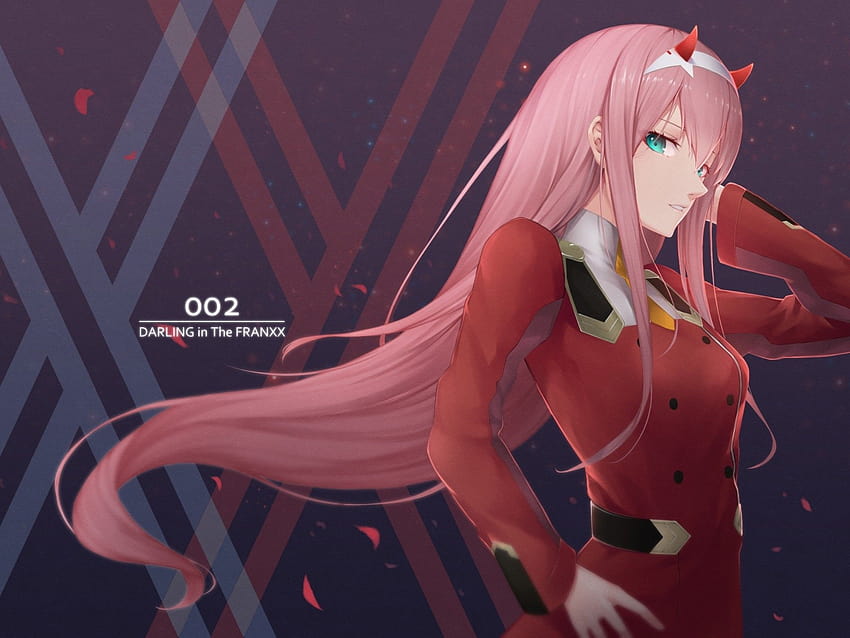 2048x1536 Darling In The Franxx, Zero Two, Long Pink Hair, darling in ...