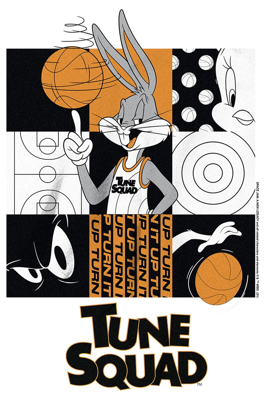 Space Jam: A New Legacy Boy's Bugs Bunny Tune Squad T, toon squad HD тапет за телефон