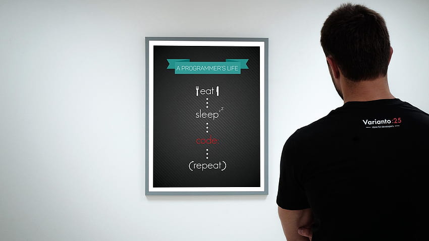 Makan, tidur, kode, ulangi Poster, makan permainan tidur ulangi Wallpaper HD
