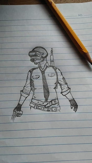I draw my character in PUBG | PUBG Mobile Amino