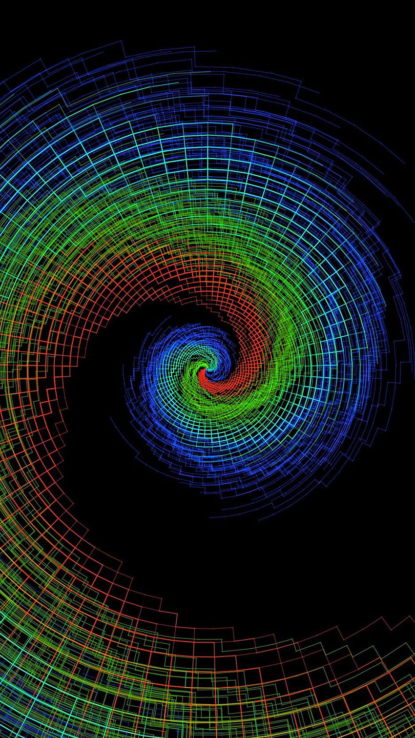 938x1668 spiral, colorful, funnel, twisted HD phone wallpaper
