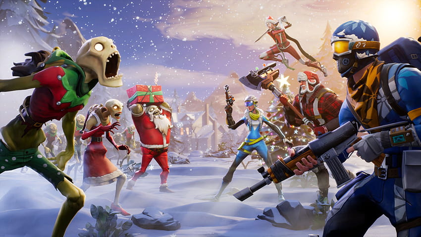 Fortnite YouTubers reportedly received codes for the winter bundle early HD wallpaper
