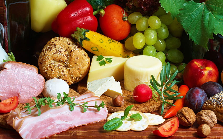Zdrowa żywność, żywność białkowa Tapeta HD