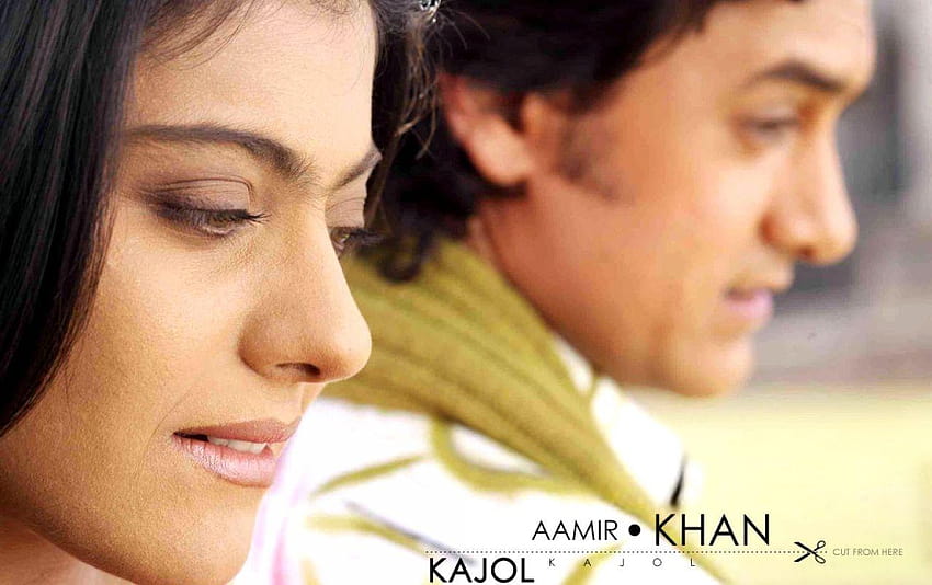 Kajol & Aamir2 HD wallpaper